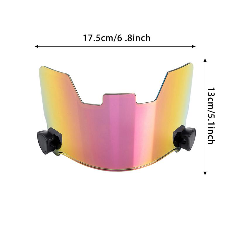 ClearSilverFootball Visor - Football Visors for Helmet - Anti-Fog, Scratch Resistant Clear Visor Football Face Shield - Football Helmet Visor Fits Adult & Youth Football Helmets