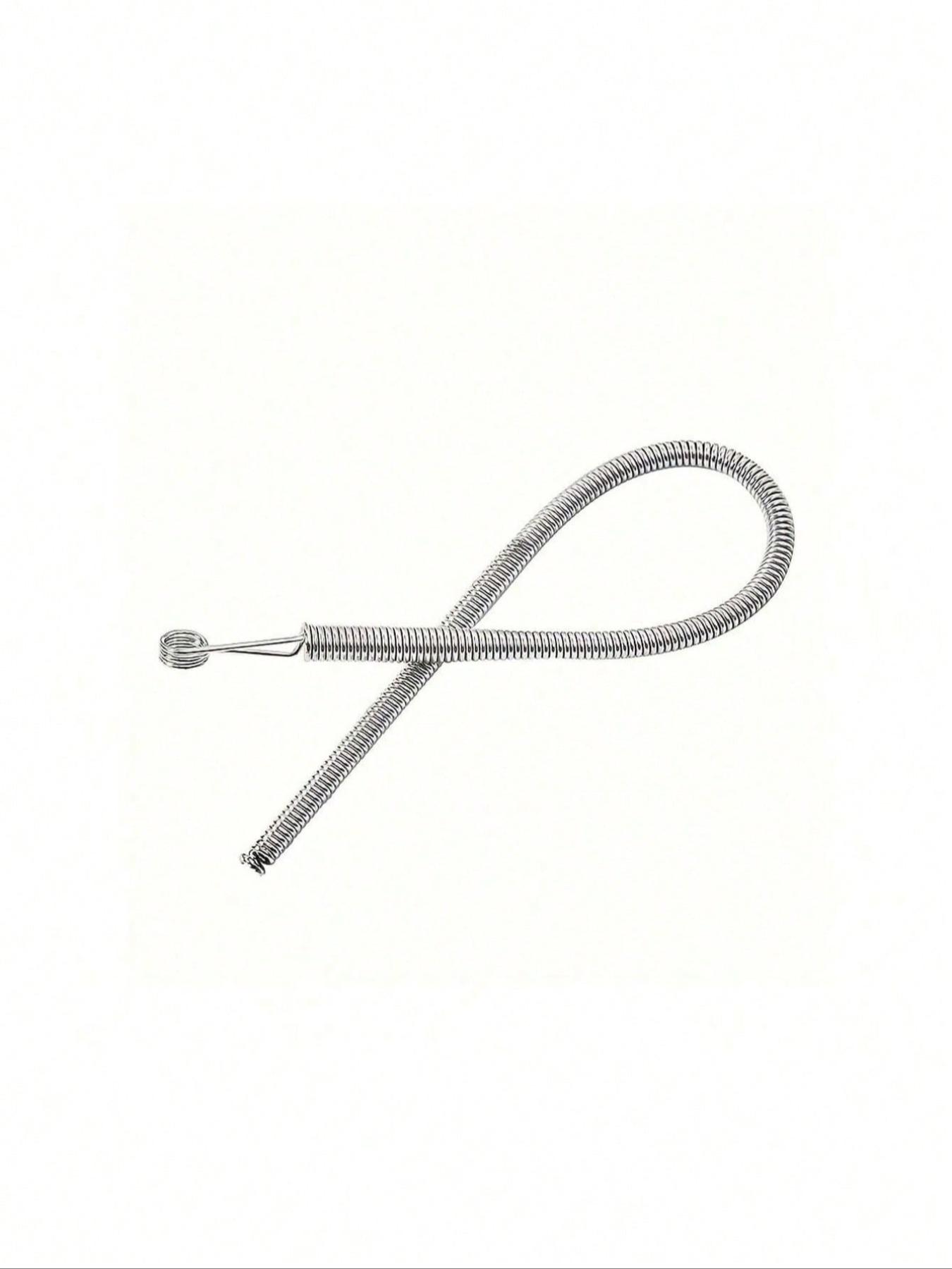 Spring-Loaded Flexible Drawstring Replacement Tool | 2-In-1 Elastic Band Inserter For Pants, Hoodies & Skirts | Home Essentials Kit With Waistband Stringer, No-Sew DIY Helper | Christmas Gift For Women (Steel Spring, Bendable Guide Tip)