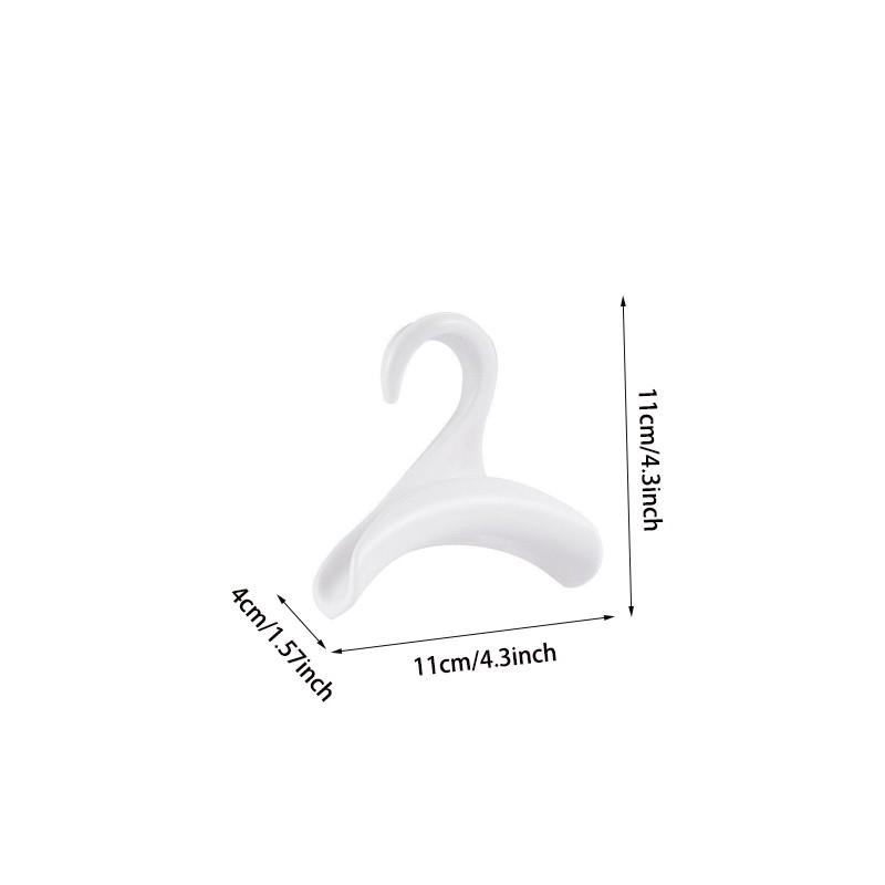 10-Pack Bag Hooks, Invisible Hook Japanese Arched Bag Rack, Jewelry Holder, Entryway Hat Scarf Organizer, No Trace Hooks