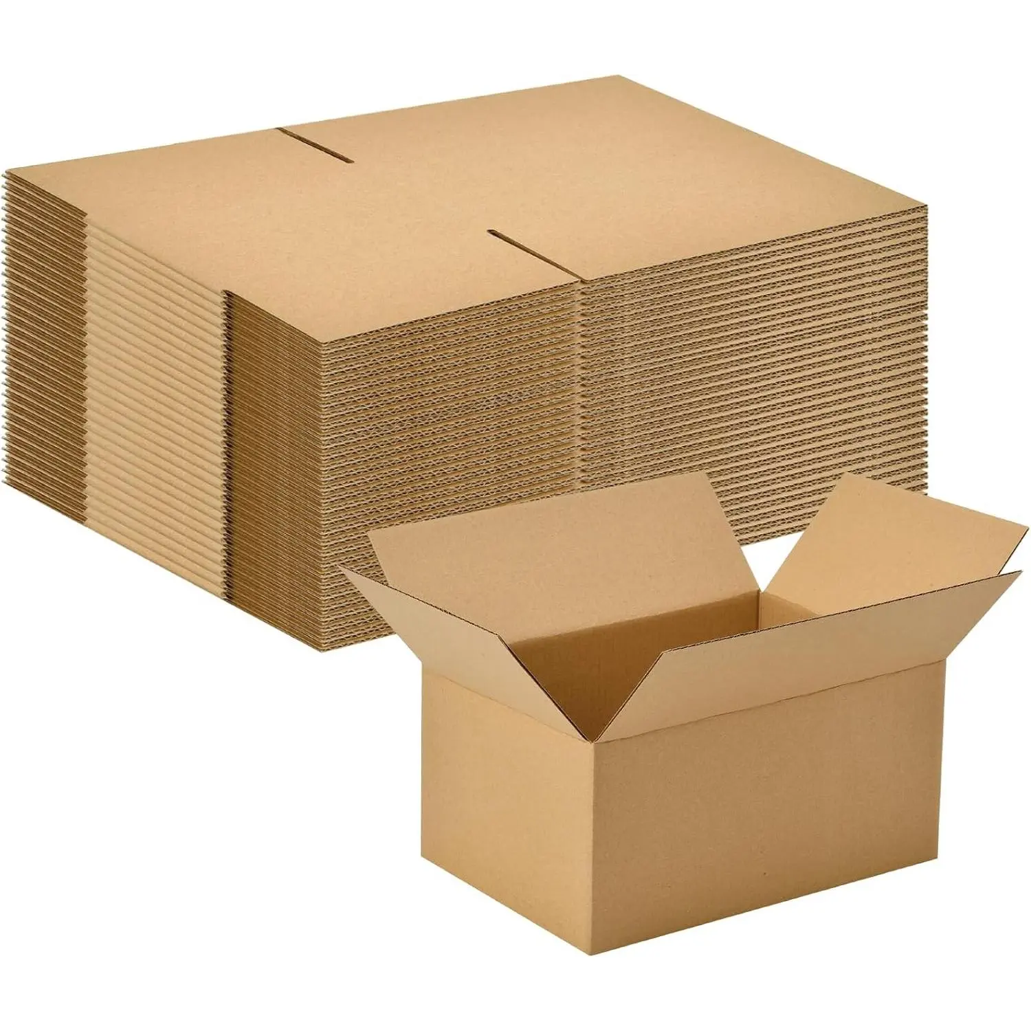 30 Pack 8x6x4 inches Small Brown Corrugated Cardboard Shipping Boxes for Packing, Mailing, Moving, Business