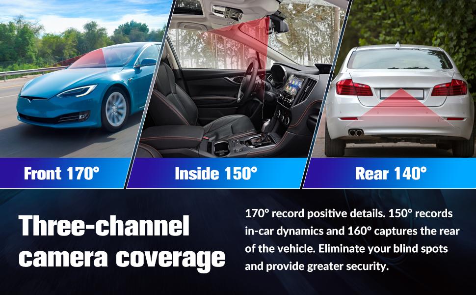 Dash Camera for Cars,4K Full UHD Car Camera Front Rear with Free 32GB SD Card,Dashcams for Cars with Night Vision,24 Hours Parking Mode,WDR,G-Sensor,Motion Detection, Professional Direct