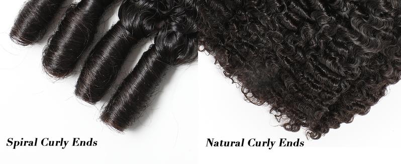 【Hot Sale】VIPbeauty Burmese Curly Bundles Human Hair 100% Unprocessed Human Hair Bundles Deals Human Hair Extensions 16A Burmese Curly Human Hair Bundles for Black Women Natural Black Spiral Curly End Human Hair Weft Extensions