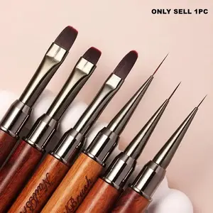 Double-end Nail Pen Brush Glue Phototherapy Pen UV Gel Liner Brush Dual End Acrylic Nail Art Painting Manicure Brushes Tool Manicure Supplies