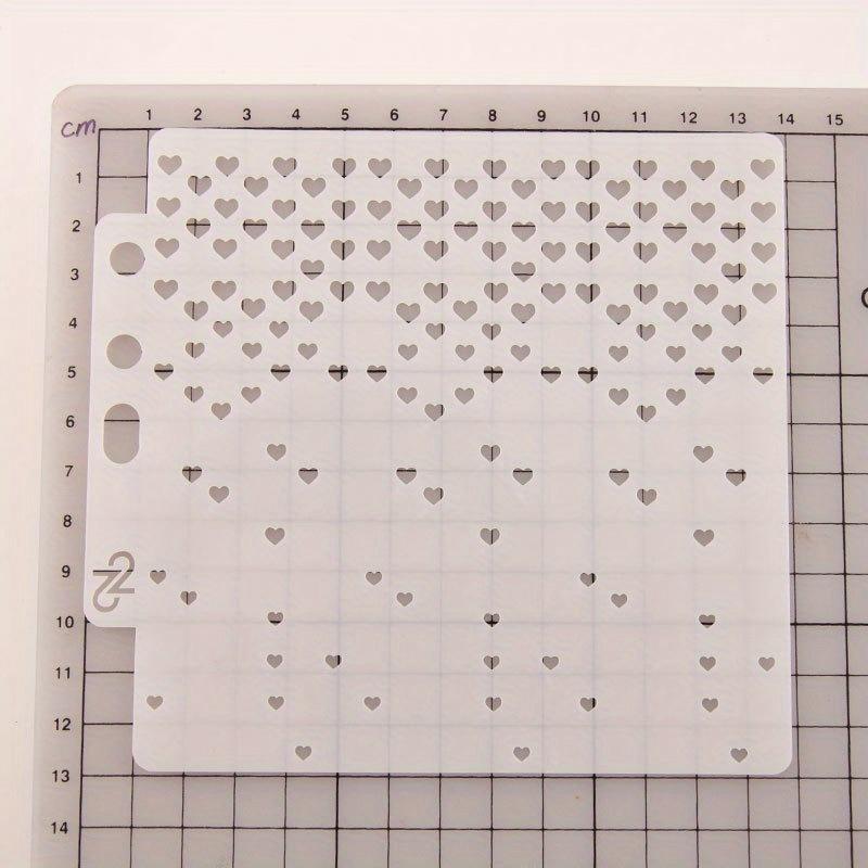 Love of All Sizes DIY Craft Layering Stencils for Wall Painting Scrapbooking Album Decorative Paper Cards Spray Painting Tools