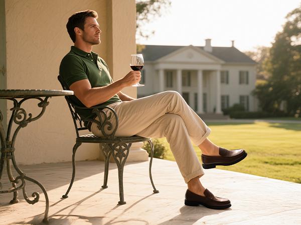 Bruno Marc Men's PU Leather Penny Loafers with Memory Foam Insole - Slip-On Walking Shoes for All Seasons