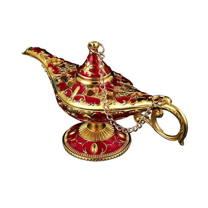 Aladdin Lamp Russian Wish Lantern, One Thousand and One Nights Blessing, Southeast Asian Style Decorative Craft, Living Room Ornament