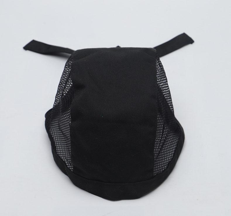 Breathable mesh Cook Hat 3pcs Chef Hat Food service Kitchen Work Cap Hotel Restaurant Canteen Bakery Baker Household Cooking Cap