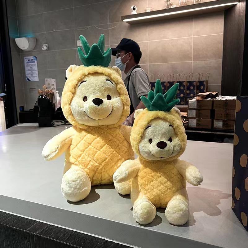 Pineapple Bear Plush Toy – Soft Cute Stuffed Animal Fun Collectible Gift for Kids Teens