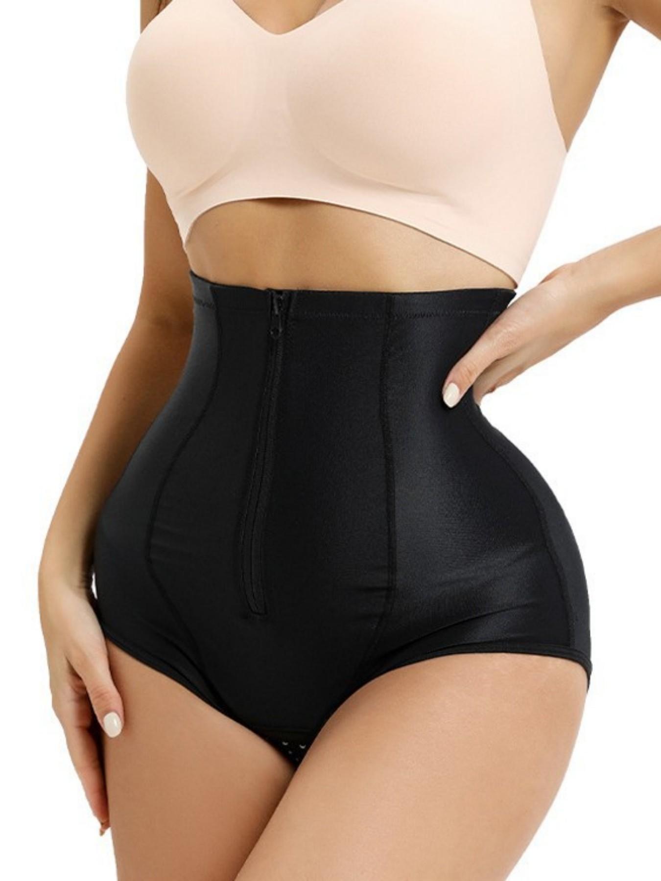 1 Count Women High Cincher Waist Shaping Panty,Butt Lifting Bottoms,Breathable Waist Belt,Double-Layer Reinforced Crotch Shorts,Solid Color High Compression Shapewear Briefs,Tummy Control Underwear,Suitable For All Seasons Multiple Occasions