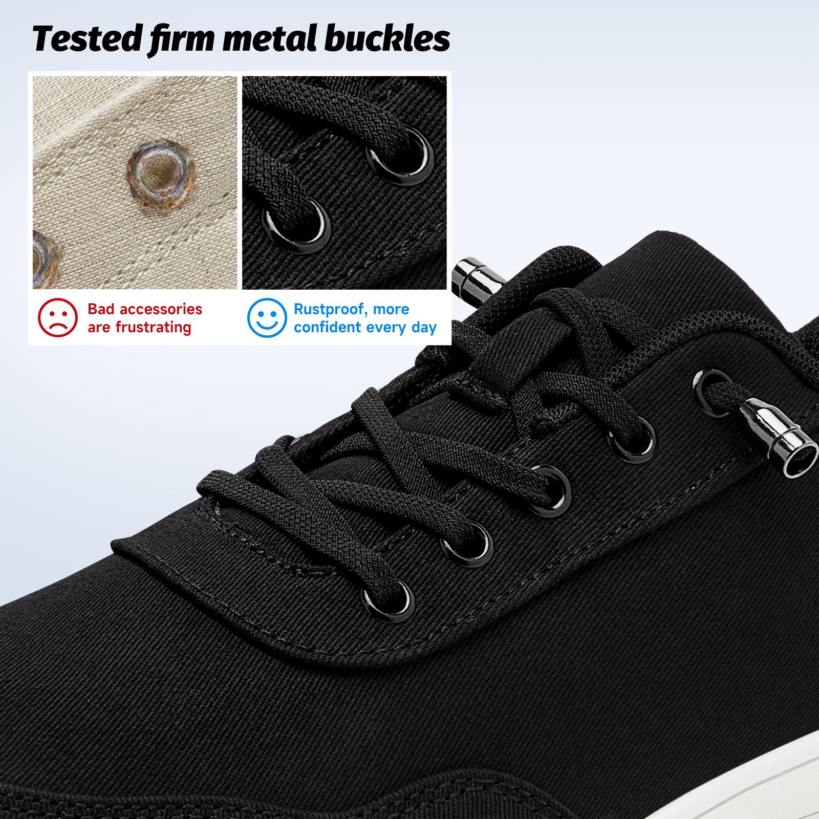 HOBIBEAR Womens Mens Hands Free Slip On Sneakers Comfort Wide Minimalist Barefoot Canvas Shoes Square headed flat bottom