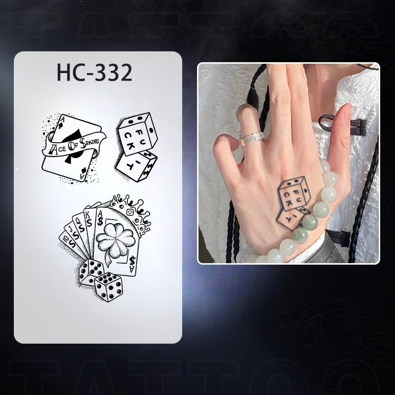 Men's European retro tattoo stickers, compass and mountain, Spartan warrior, bird compass, durable and waterproof, temporary tattoo stickers lasting one to two weeks