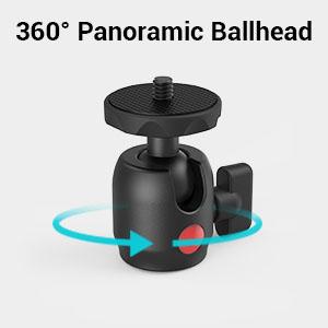 SmallRig Camera Desk Mount Table Stand 15"-35" with 1/4" Ball Head, Adjustable Light Stand, Tabletop C Clamp for DSLR Camera, Ring Light, Live Streaming, Photo Video Shooting 3488 Tripod Stabilizer Smartphone