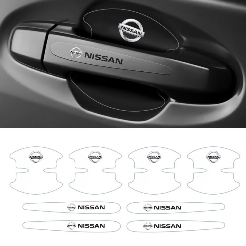 High Transparency Car Door Handle Protector Sticker, Anti-Scratch Car Door Bowl Protection Film, Fits Nissan Gtr X-Trail Tiida Qashqai, Universal Car Sticker