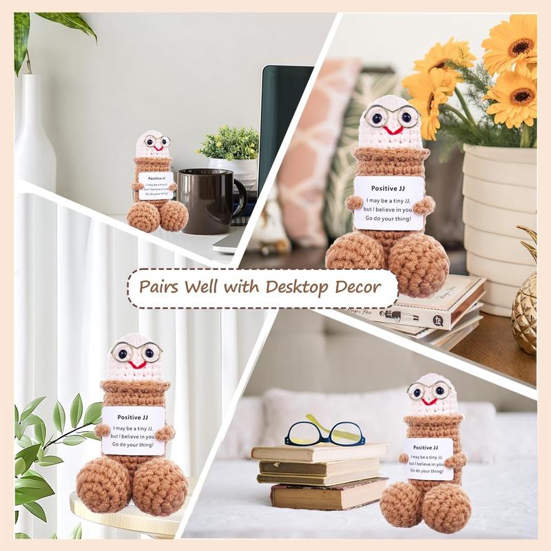 Funny Emotional Cute Crochet Doll, 1 Count Creative Knitted Decor with Positive Message Card, New Year Birthday Gift,Gifts Boyfriend,Fun Desk Decoration, Inspirational Gift for Friends Women,Support Plushies,Cuddly Doll Gift, Halloween Toy Funny Emotional Cute Crochet Doll, 1 Count Creative Knitted Decor with Positive Message Card, New Year Birthday Gift,Gifts Boyfriend,Fun Desk Decoration, Inspirational Gift for Friends Women,Support Plushies,Cuddly Doll Gift, Halloween Toy