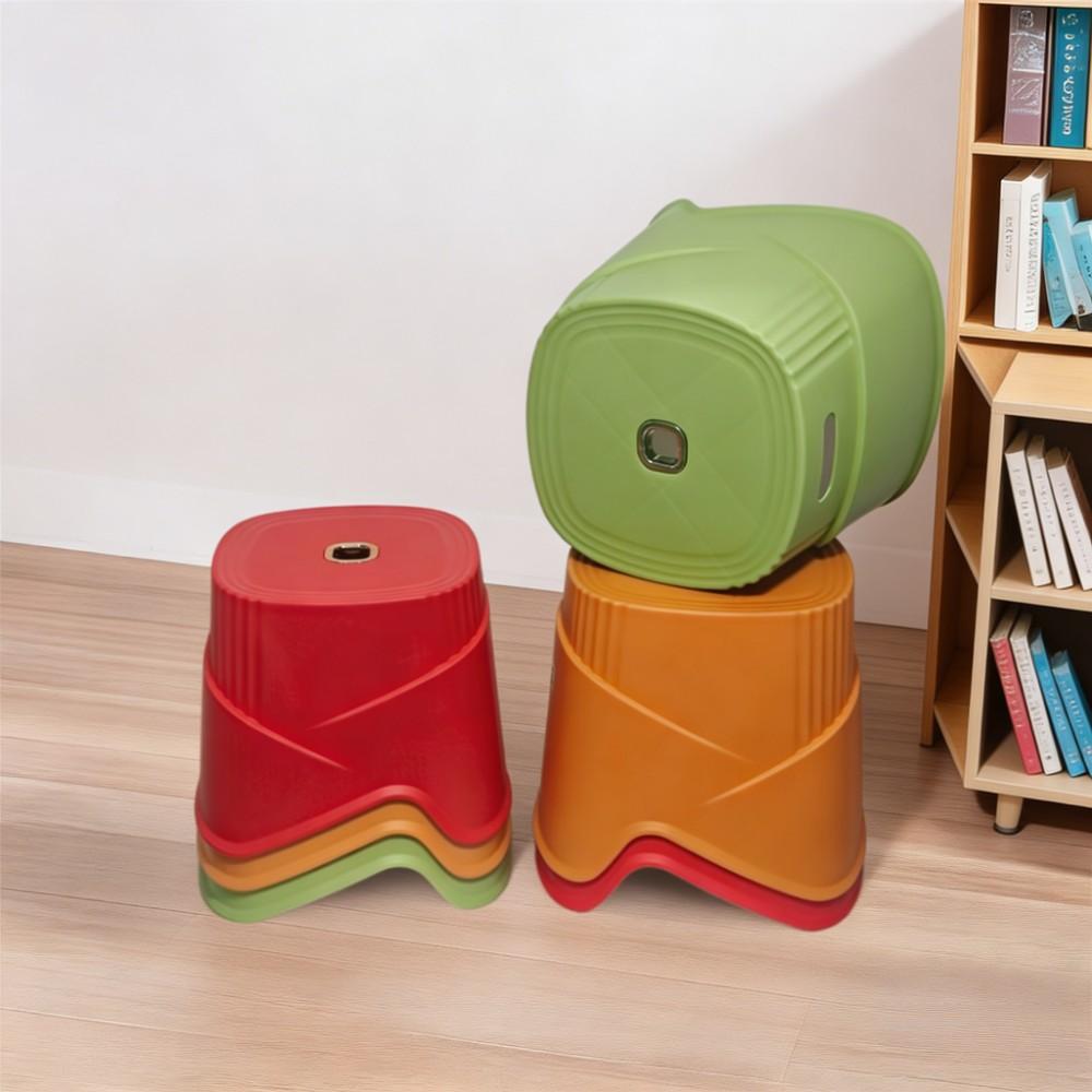 1PC Portable Multifunctional Stool, Non-Slip Design, Stable Weight Capacity, Home Use, Outdoor Camping, Bathroom Foot Rest, Family Friendly