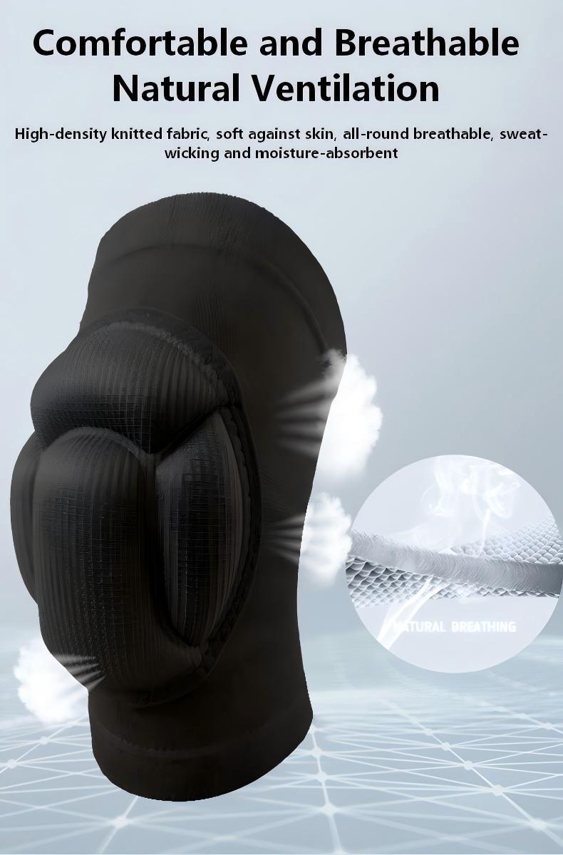 Protective Knee Pads, Thick Sponge Anti-slip, Collision Avoidance Knee Sleeve(1 Pair)