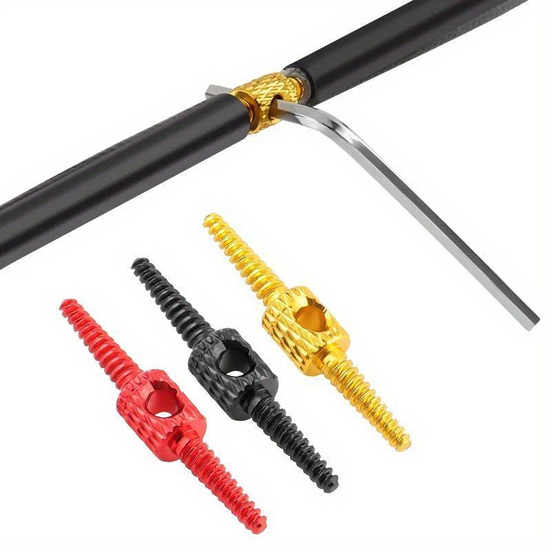 5pcs Bike Internal Cable Routing Tool Thread Brake Hose Connector Cable Guide Accessories for Bicycle Frame Shift, Internal Cable Wiring Tools for Bicycle Brake And Shift Cable Housing, Hydraulic Hose Wiring Repair Adapter Bicycle Tools