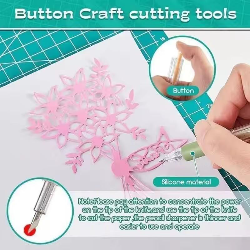Art Utility Knife Pen, Cut Stickers Scrapbooking Cutting Tool, Express Box Knife, School Supplies, DIY Craft Supplies