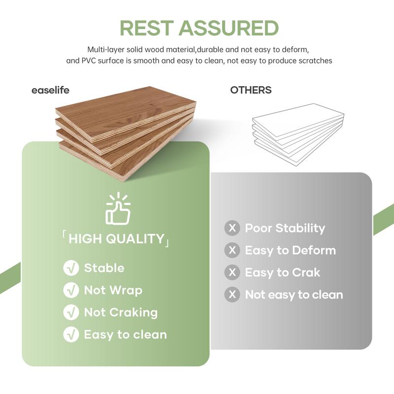 Easelife Sliding Barn Door with Frosted Glass Panels Rustic Wood Finish Black Hardware Kit Easy Installation Modern Home Decor International Warranty Living Space