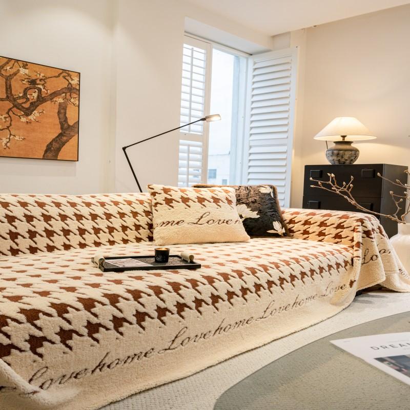 Checkered Sofa Blanket Washable Sofa Cover Decorative Protection Enhance Living Room Quality Multiple Colors Sizes Available Sofa Couch Covers