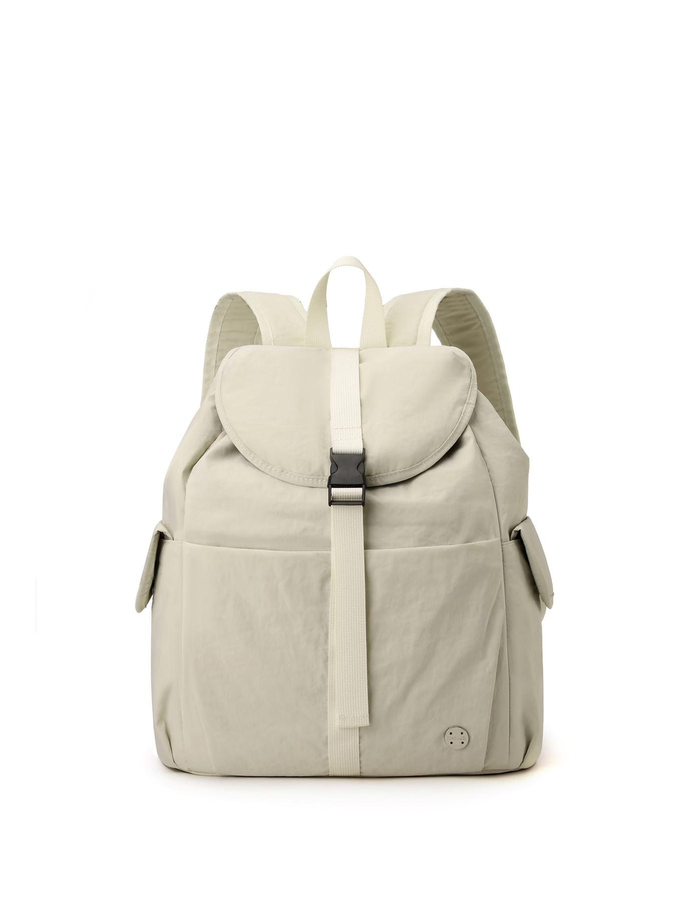 Large capacity backpack, solid color and clean color backpack buckle, fashionable and versatile, casual and simple, suitable for students to go to school, campus, commuting, shopping, men's and women's backpacks, Multifunction Backpack