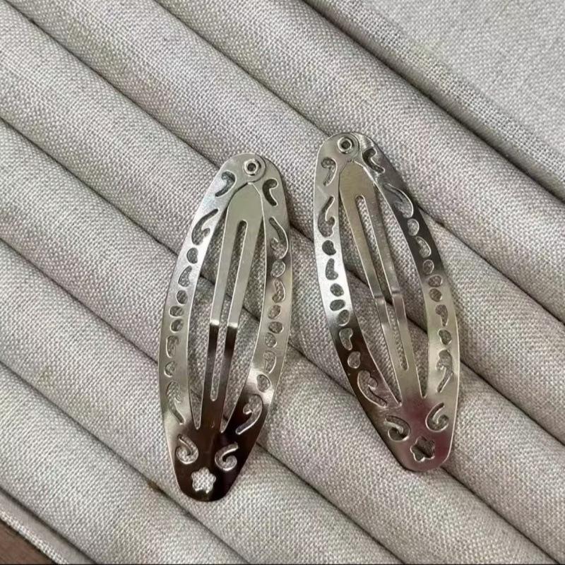 10pcs exotic style large patterned BB clips, retro fringe hair clips, side hair clips, back of the head hair accessories for women.