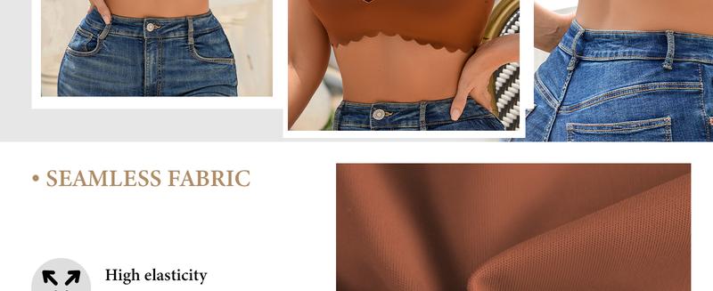 3-Pack Scalloped Edge Bralette Women's Wireless Bra Soft Comfortable Spaghetti Straps Adjustable Casual Everyday Feminine Basic Bralette Seamless Garments Elegant Underwear Minimalist 3-Pack Scalloped Edge Bralette Women's Wireless Bra Soft Comfortable Spaghetti Straps Adjustable Casual Everyday Feminine Basic Bralette Seamless Garments Elegant Underwear Minimalist