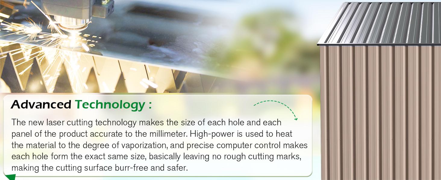 Lean to Outdoor Storage Shed, 6' x 8' Metal Wall Side Storage Sheds,Garden Storage Cabinet for Backayrd, Patio and Outdoor Use shed Lockable Vertical Modern Furniture