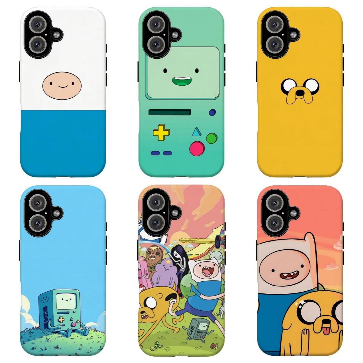FL-Adventure Tim3 Cartoon Aesthetic Cover,90s Nostalgic Cartoon Tough Case For iPhone 11 12 13 14 15 16 17 Air Pro Max for Samsung S26 S25 S24 S23 S22 S21 Case,Gift for her/him/fans