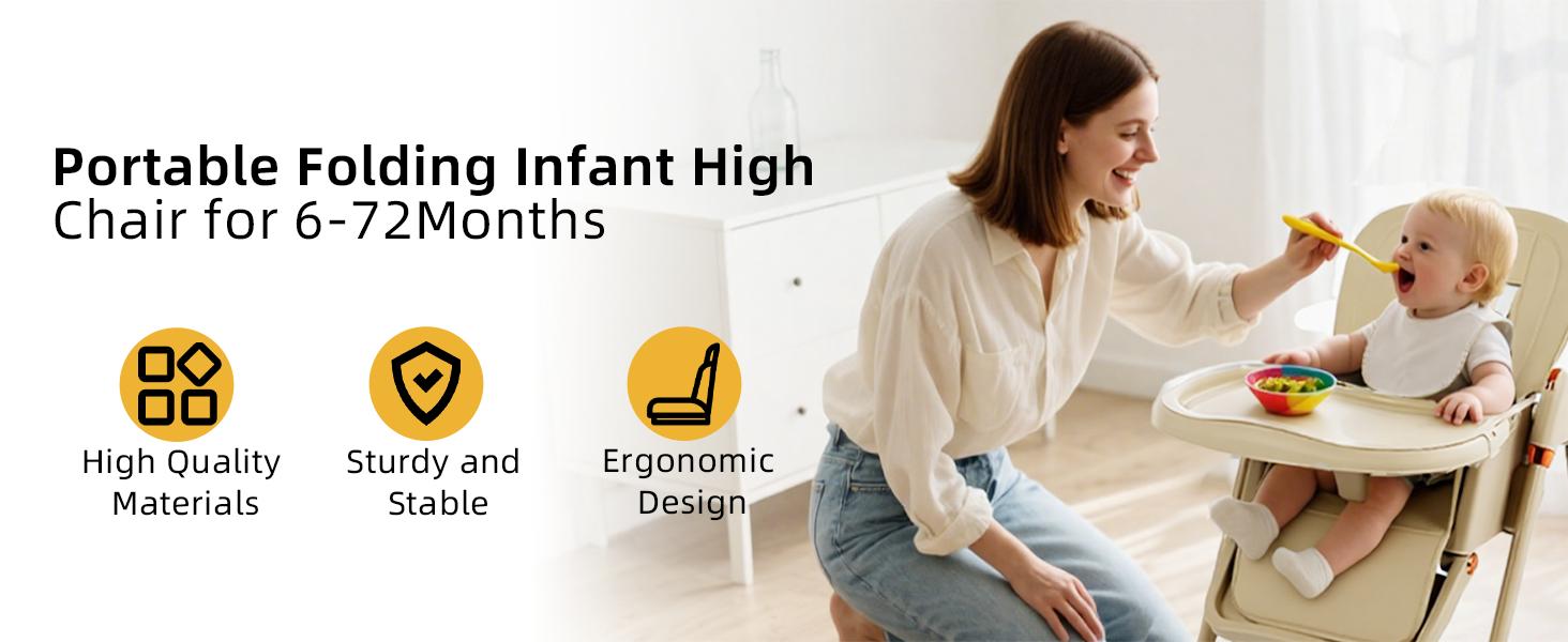 8-in-1 Adjustable High Chair,Upgrate High Chair & Cradle For Children's,Rocking chair with Removable 3-Position Adjustable Tray,Stability Structure & 3-Point Safety Harness,Dining Room Furniture Toddler Floor Seat,Gaming Chair,Vanity Chair,