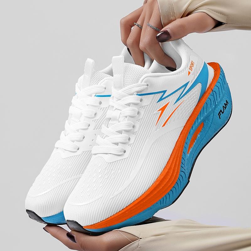 2026 Spring New Couple Running Shoes, Sporty Running Shoes, Lightweight Breathable Mesh Sport Sneakers, Comfortable Textile Casual Shoes for Men and Women