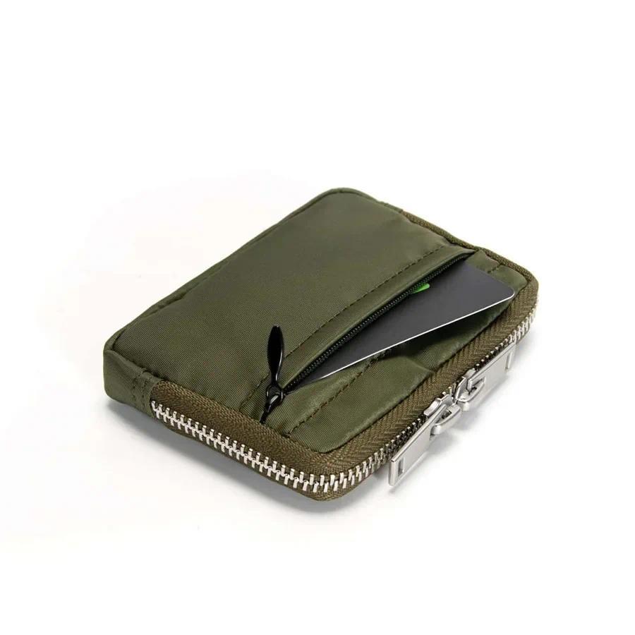 Japanese Men Wallet Earbuds Storage Bag Credit Card Holder Case for Boys Girls Journey Bank Card Organizer  Zipper Coin Purse