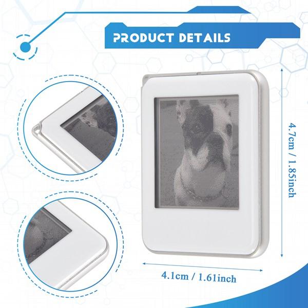 NFC Function Keyring 1.54-Inch Three Color Display Screen Image Wireless Transmission Keychain Ink Screen