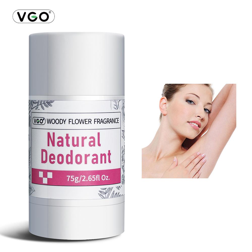 VGO Anti-Perspirant Deodorant Stick for Women and Men, Contains Natural Plants and Flowers| Wood Flower Fragrance| 2.65 Oz Body Care Comfort soap saver bag net sponge Gold Ear Seed Acupressure Kit art Silver with Probe