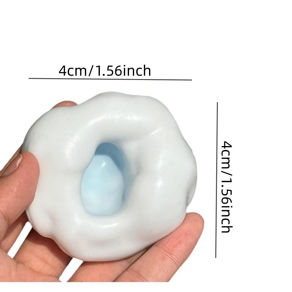 Ice Skin Sticky Rice Ball Stress Relief Toy, Moldable Squeeze Fun for Kids, Perfect Gift for Girls, Relaxing Plaything