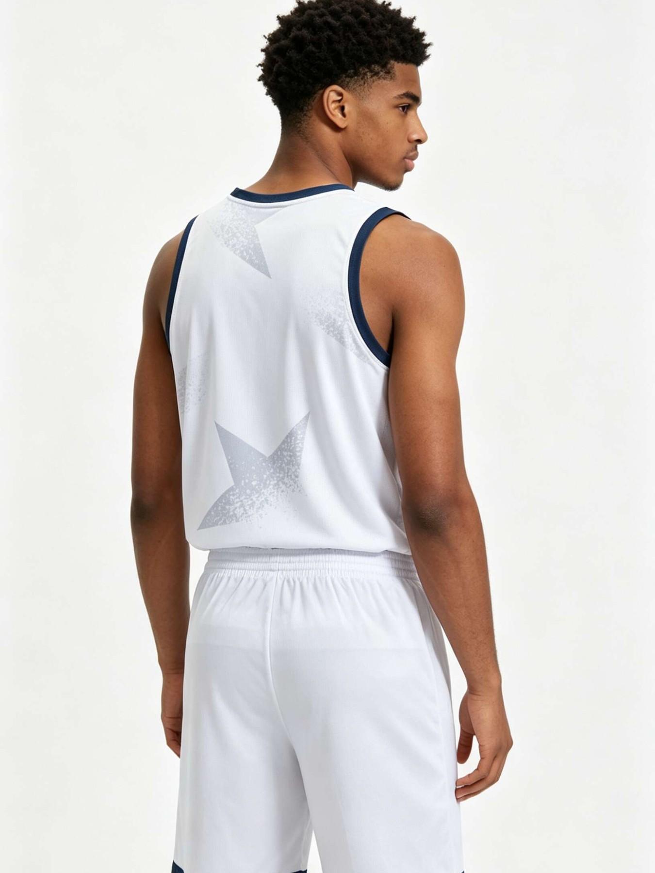 26/27 New Season Basketball Set, American Style Men's Adult Basketball, Loose-Fit Breathable Casual Training Gear