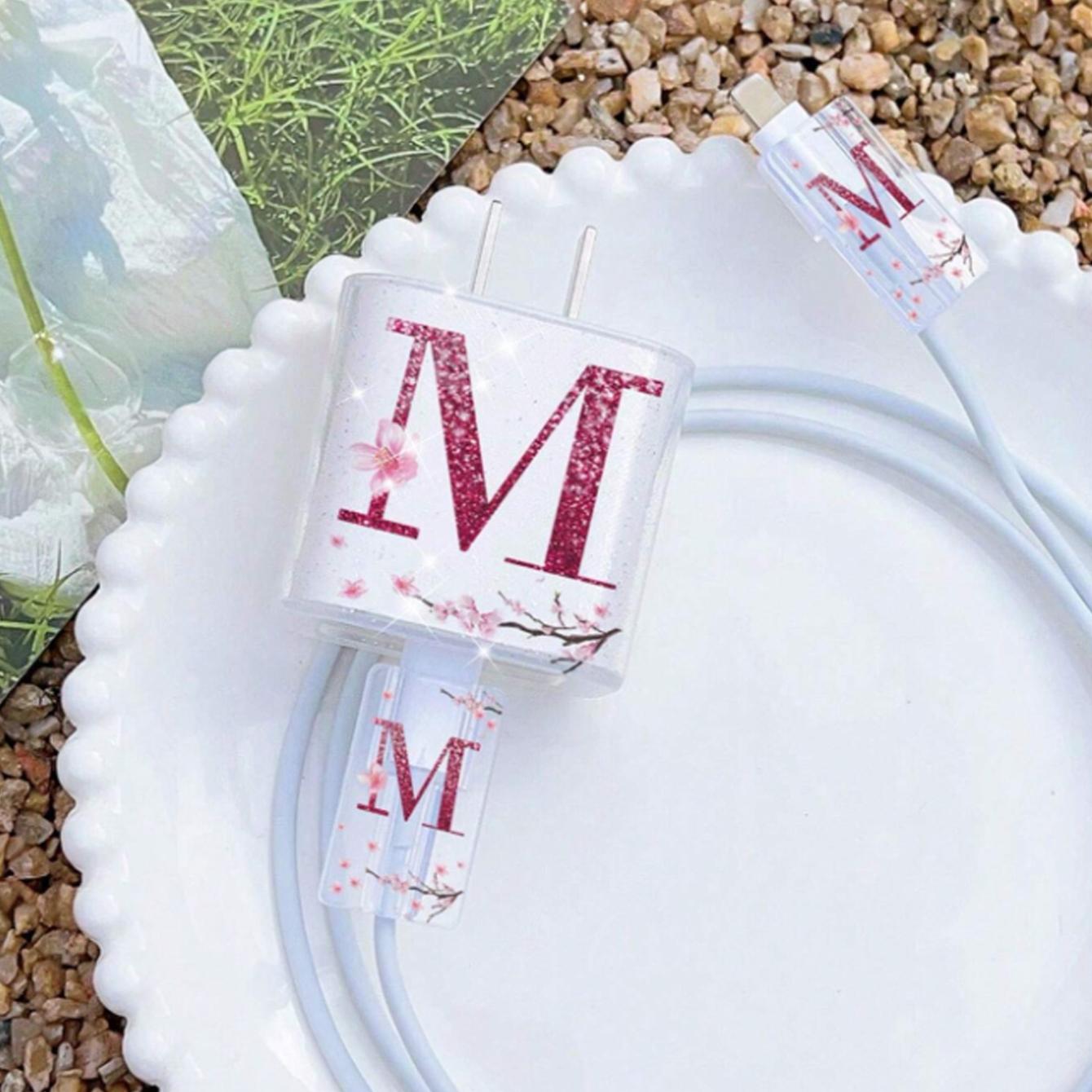 Silicone Charging Cable Protector Case with Fixed Rope, Cellphone Protection, Protection for Charger and Cable, Compatible with iPhone Accessories, No Charger Included, Ca Prop 65 Compliant