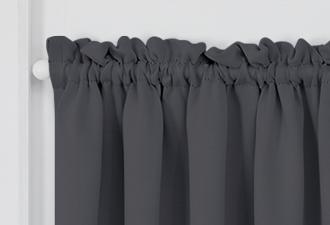 Deconovo Door Curtains（1 Panel）- Dual Rod Pocket & Thermal Insulated Blackout Curtains for front door, patio door, back door and kitchen door, french door window Curtains & Drapes