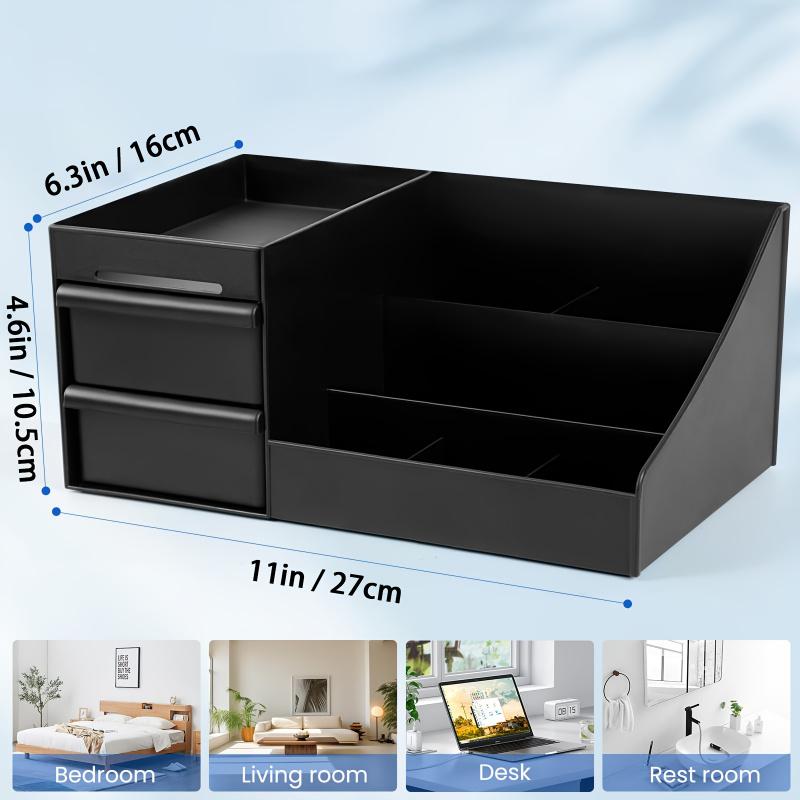 Skincare display rack, sturdy and durable, easy to assemble, perfume rack, space-saving dresser organizer, suitable for bathroom and bedroom, ideal gift for men, Makeup Cosmetic Organizer