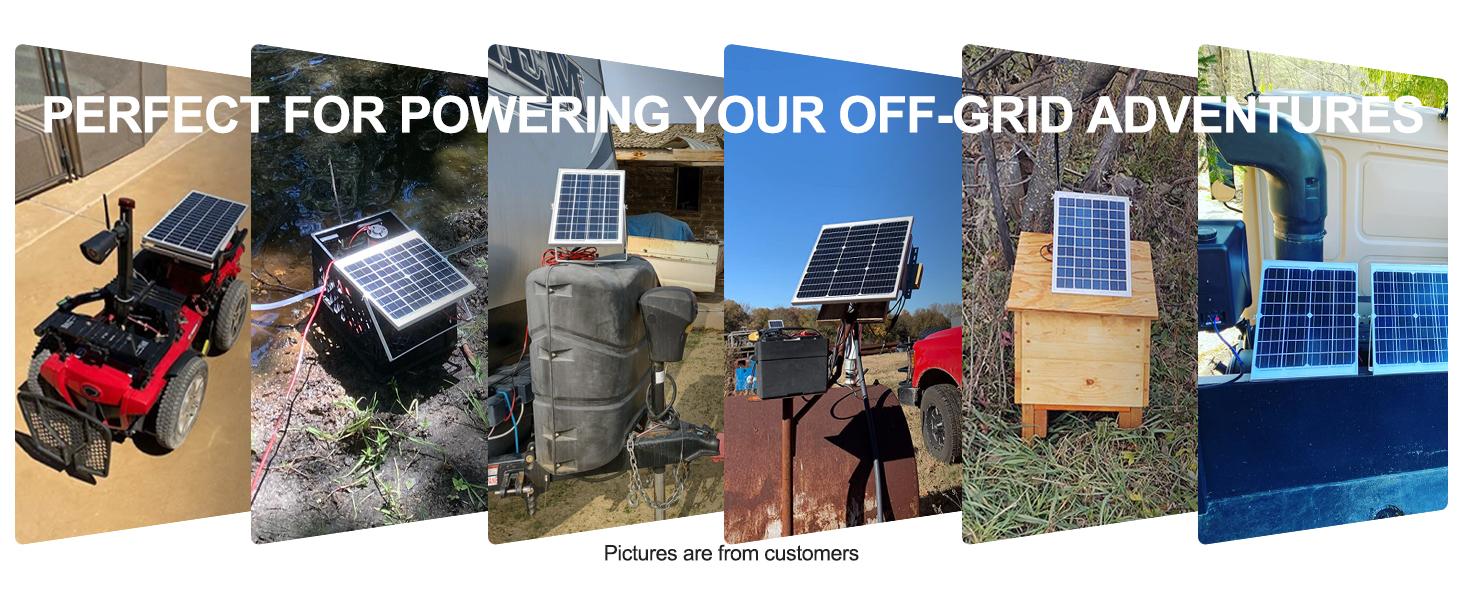 SOLPERK 50W/12V Solar Panel Kit, Solar Battery Trickle Charger Maintainer + Waterproof Controller + Adjustable Mount Bracket for Automotive Motorcycle Boat Marine RV Camping Roof Outdoorfun dealsforyou SOLPERK 50W/12V Solar Panel Kit, Solar Battery Trickle Charger Maintainer + Waterproof Controller + Adjustable Mount Bracket for Automotive Motorcycle Boat Marine RV Camping Roof Outdoorfun dealsforyou