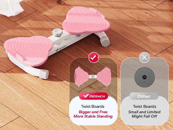 MERACH Ab Twist Boards, Slim Waist and Toned Abs, Non-Slip Pedal, Load-Bearing Capacity up to 300 lbs