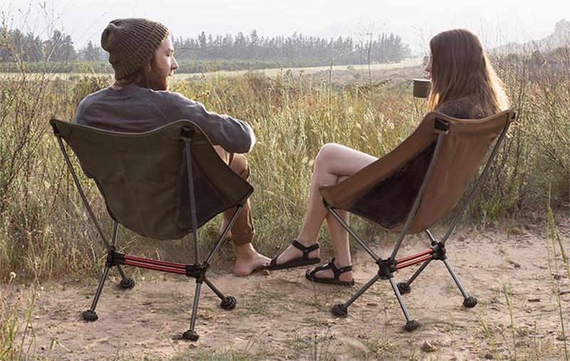 Naturehike YL08/09 Ultralight Camping Chair – 2.12 LBS Lightweight, Portable & Foldable with Anti-Sinking Feet – Ideal for Camping, Hiking & Travel outdoor backpack Folding Outdoorfun Hiking Essentials