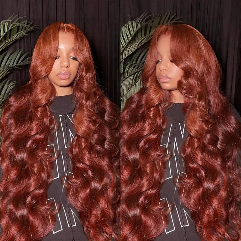 BLING HAIR Reddish Brown HD Lace Front Human Hair Wig PrePlucked 13x4 Colored Human Hair 13x6 Lace Front Wigs Body Wave Wig TikTokShopHolidayHaul