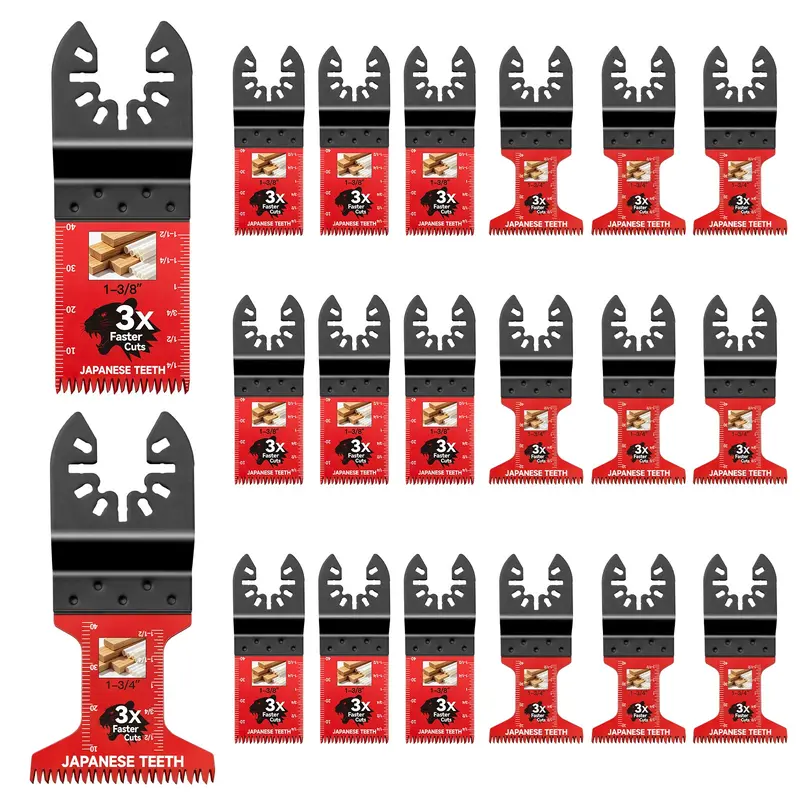 10/20/30/50 Pcs Multitool Professional Japanese Teeth Fast Cutting Oscillating Blade, Compatible with Major Tools, Durable Design, Heavy Duty #GLOBAL PICKS