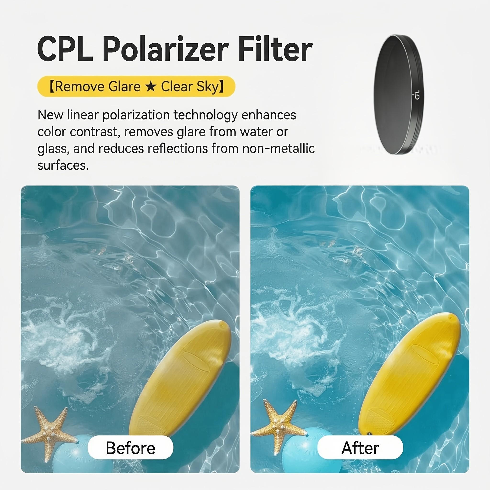 Dji Action 6 Protective Filter Kit, Optical Glass Creative Filters, Cpl UV Nd8 Nd16 Nd32, Action Camera Accessories