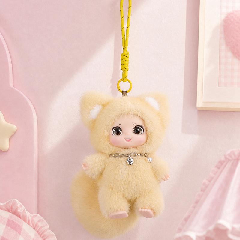 Cute Fox Plush Doll Series, Adorable Vinyl Plush Gift for Fans and Collectors, Fun Collection Item for Kids and Adults