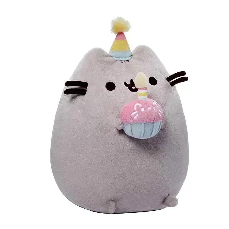 16cm Lazy Cat Plush Toy Kawaii Donut Unicorn Cat Stuffed Animal Dolls Room Decoration Anime Ice Cream Pizza Cake Gift