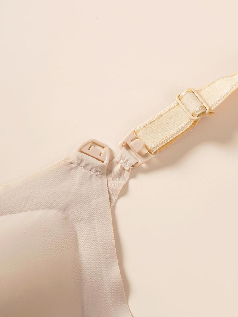 Maternity's Solid Color Nursing Bra with Removable Chest Pad, Comfortable Breathable Maternity Bra, Maternity Lingerie for All Seasons