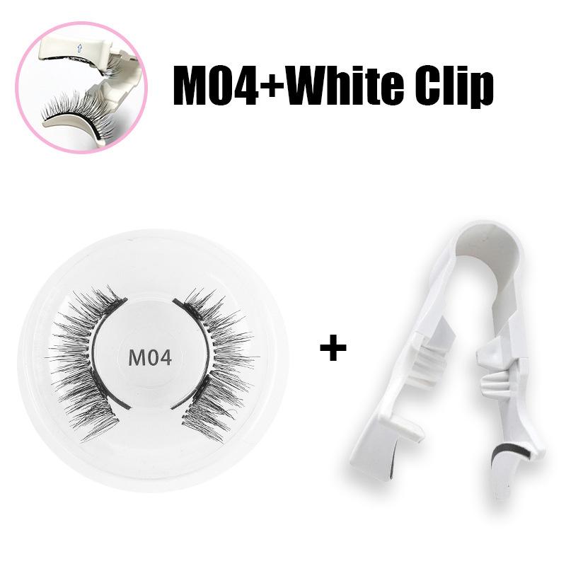 Magnetic False Eyelashes Set 1 Pair Natural Thick Quantum Magnetic Lashes No Glue Required Easy to Apply for Daily Makeup Party Look
