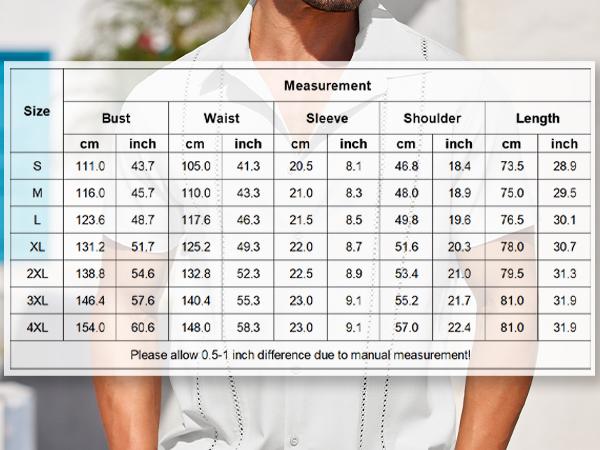 COOFANDY Men's Cuba Guayabela Shirt Short Sleeve Button Down Shirt Casual Summer Beach Linen Shirt, Fashionable Casual Business Shirt, Comfortabl Underwear e Fabric, Men's Choice